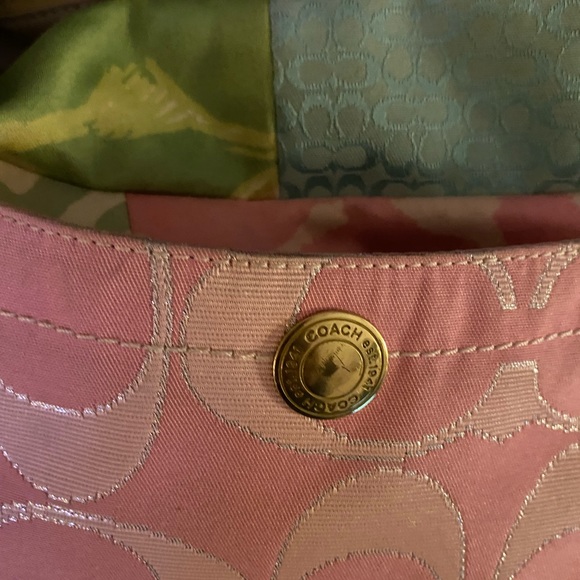 Patchwork Coach Shoulder purse - Picture 4 of 4